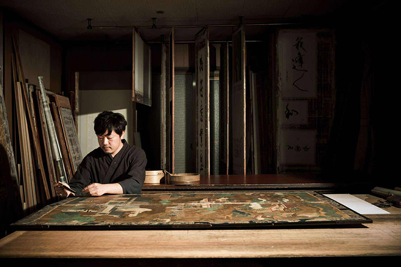 表具師 井上雅博(京表具 井上光雅堂)